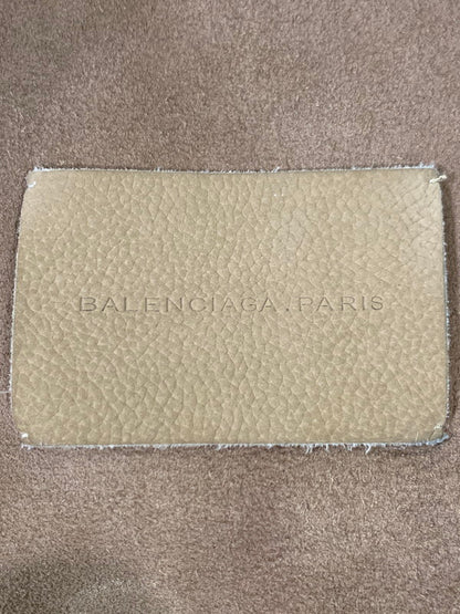 【中古品】【メンズ】 BALENCIAGA バレンシアガ MOUTON SUEDE JACKET 00494 ムートン・スエードジャケット メンズ アウター ムートンファー 141-260127-em-25-min サイズ：46 カラー：ベージュ/ホワイト 万代Net店