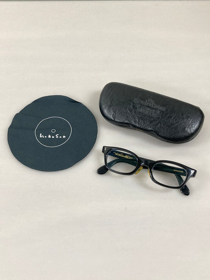 【中古品】【メンズ/レディース】 白山眼鏡店×TENDERLOINS ハクサンメガネテン×テンダーロイン IN THE WIND 度入り サングラス 眼鏡 203-260209-cn-2-min サイズ：表記なし カラー：フレーム：クリアブラック 万代Net店