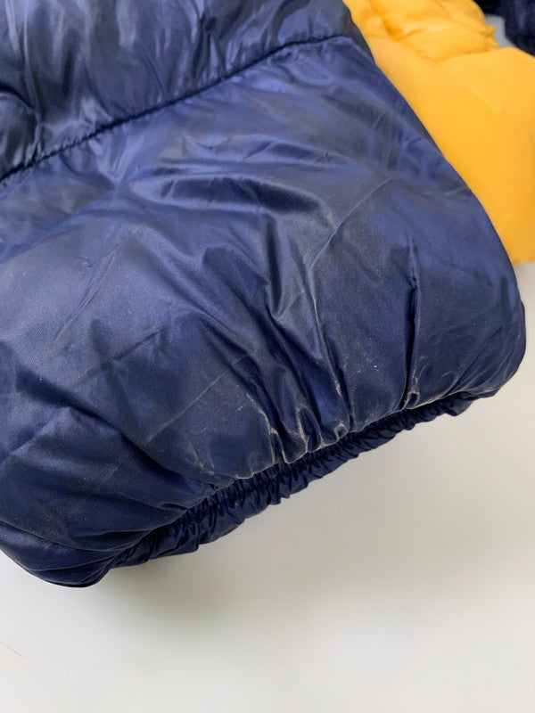 【中古品】【メンズ】 adidas アディダス アディカラー ダウン REGEN ジャケット IW3451 メンズ アウター カジュアル 保温性 148-260127-em-29-min サイズ：S カラー：ナイトインディゴ/プリラブドイエロー 万代Net店