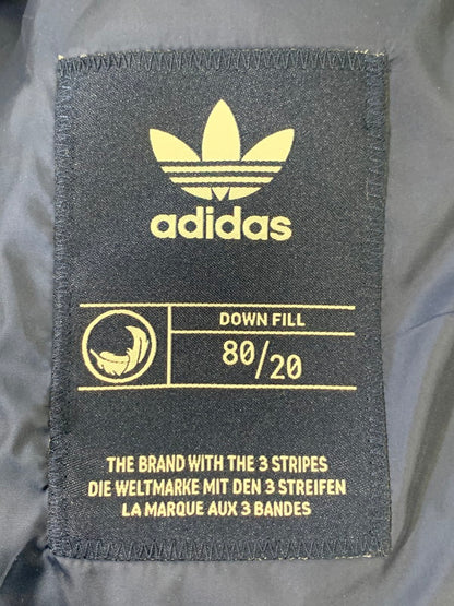 【中古品】【メンズ】 adidas アディダス アディカラー ダウン REGEN ジャケット IW3451 メンズ アウター カジュアル 保温性 148-260127-em-29-min サイズ：S カラー：ナイトインディゴ/プリラブドイエロー 万代Net店