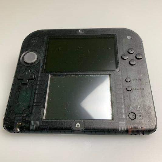【中古品】 2DS本体 ニンテンドー2DS本体 クリアブラック 任天堂 ゲームハード 036-260308-SH-11-min 万代Net店