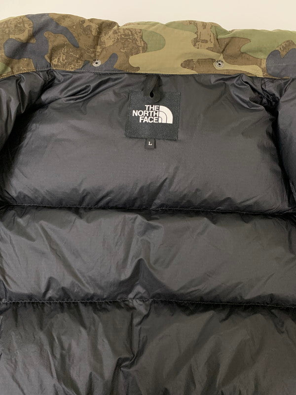 【中古品】【メンズ】 THE NORTH FACE ザ・ノースフェイス NOVELTY CAMP SIERRA SHORT ND92330 ノベルティキャンプシエラショート ダウンジャケット アウター 144-260128-yn-10-min サイズ：L カラー：カモフラージュ 万代Net店