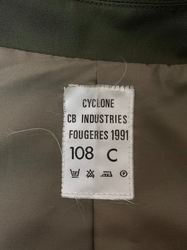 【中古品】【メンズ】 FRENCH MILITARY フレンチミリタリー CB INDUSTRIES CYCLONE シービーインダストリーズ サイクロン ステンカラーコート アウター 146-260130-SH-13-min サイズ：108C カラー：カーキ系 万代Net店
