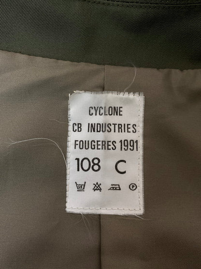 【中古品】【メンズ】 FRENCH MILITARY フレンチミリタリー CB INDUSTRIES CYCLONE シービーインダストリーズ サイクロン ステンカラーコート アウター 146-260130-SH-13-min サイズ：108C カラー：カーキ系 万代Net店