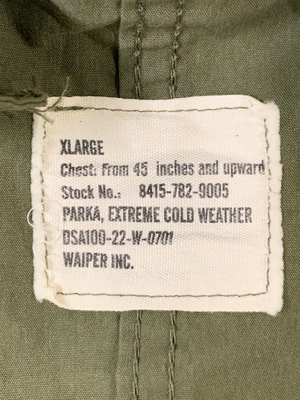 【中古品】【メンズ】 WAIPER M-65 FISHTAIL PARKER ワイパー フィッシュテールパーカー アウター 145-260128-yn-16-min サイズ：XL カラー：オリーブグリーン 万代Net店