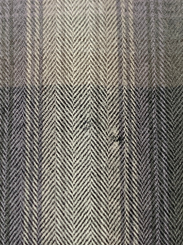 【中古品】【メンズ】 UNUSED アンユーズド OMBRE CHECK オンブレチェック PULLOVER SHIRT プルオーバーシャツ ロングシャツ 140-260129-SH-02-min サイズ：2 カラー：グレー系 万代Net店
