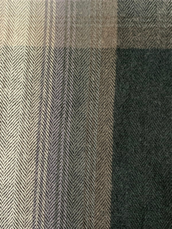 【中古品】【メンズ】 UNUSED アンユーズド OMBRE CHECK オンブレチェック PULLOVER SHIRT プルオーバーシャツ ロングシャツ 140-260129-SH-02-min サイズ：2 カラー：グレー系 万代Net店