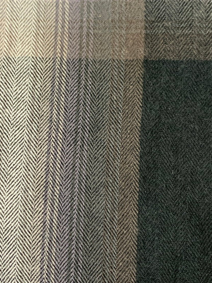 【中古品】【メンズ】 UNUSED アンユーズド OMBRE CHECK オンブレチェック PULLOVER SHIRT プルオーバーシャツ ロングシャツ 140-260129-SH-02-min サイズ：2 カラー：グレー系 万代Net店