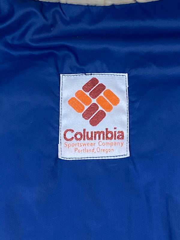 【中古品】【メンズ】 COLUMBIA コロンビア 70S 80S イエローストーンタグ ダウンベスト トップス 145-260215-SH-06-min カラー：ベージュ系 万代Net店