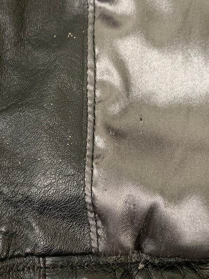【現状渡し品】【メンズ】 HARLEY DAVIDSON ハーレーダビッドソン 4POCKET LEATHER JACKET レザージャケット アウター 146-260128-yn-09-min サイズ：XL カラー：ブラック 万代Net店