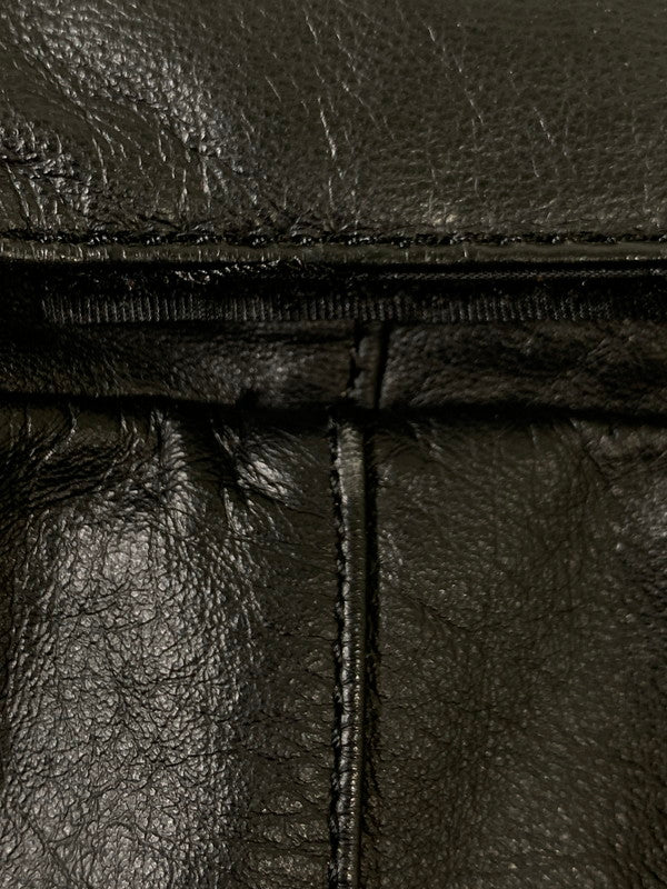 【現状渡し品】【メンズ】 HARLEY DAVIDSON ハーレーダビッドソン 4POCKET LEATHER JACKET レザージャケット アウター 146-260128-yn-09-min サイズ：XL カラー：ブラック 万代Net店