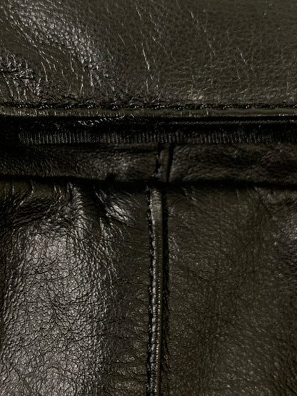 【現状渡し品】【メンズ】 HARLEY DAVIDSON ハーレーダビッドソン 4POCKET LEATHER JACKET レザージャケット アウター 146-260128-yn-09-min サイズ：XL カラー：ブラック 万代Net店