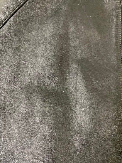 【現状渡し品】【メンズ】 HARLEY DAVIDSON ハーレーダビッドソン 4POCKET LEATHER JACKET レザージャケット アウター 146-260128-yn-09-min サイズ：XL カラー：ブラック 万代Net店