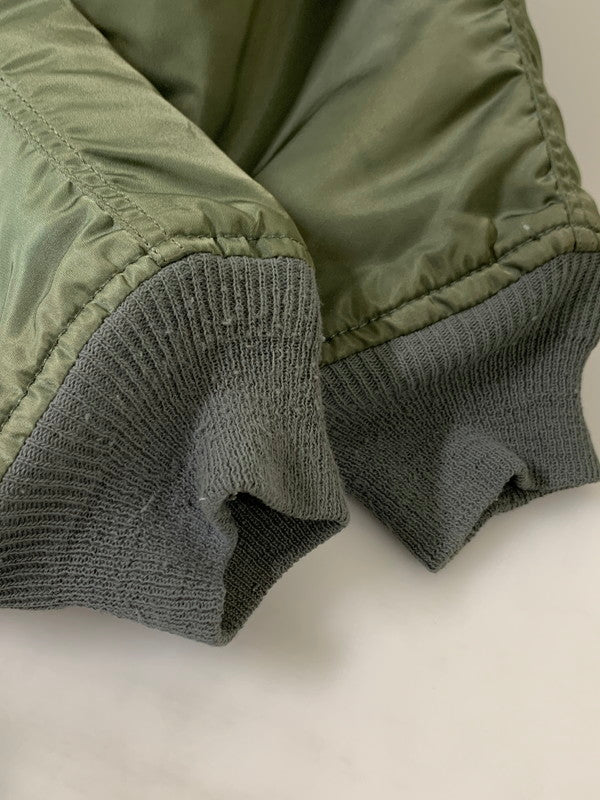 【中古品】【メンズ】 ALPHA INDUSTRIES アルファ インダストリー 90S N-2B FLIGHT JACKET 1615-573-8335 フード ファー フライト ジャケット 90年代 ヴィンテージ メンズアウター アメリカ製 146-260127-em-30-min サイズ：M カラー：オリーブグリーン 万代Net店
