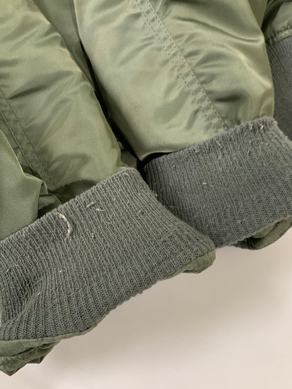 【中古品】【メンズ】 ALPHA INDUSTRIES アルファ インダストリー 90S N-2B FLIGHT JACKET 1615-573-8335 フード ファー フライト ジャケット 90年代 ヴィンテージ メンズアウター アメリカ製 146-260127-em-30-min サイズ：M カラー：オリーブグリーン 万代Net店