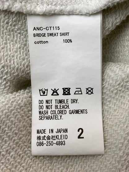 【中古品】【メンズ】 ANCELLM アンセルム 25AW BRIDGE SWEAT SHIRT ANC-CT115 ブリッジ スウェットシャツ トップス トレーナー 140-260131-kk-04-min サイズ：2 カラー：LAKE 万代Net店