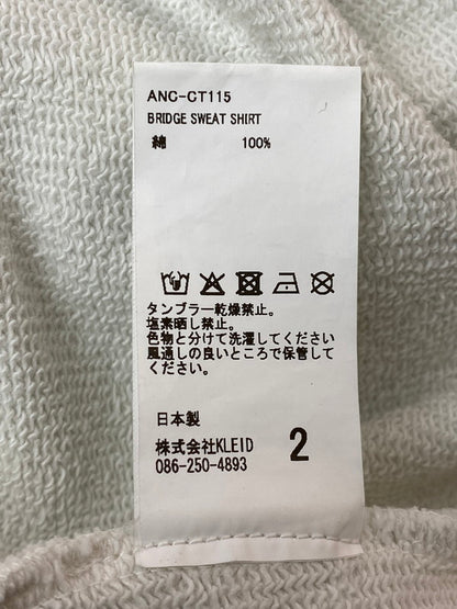 【中古品】【メンズ】 ANCELLM アンセルム 25AW BRIDGE SWEAT SHIRT ANC-CT115 ブリッジ スウェットシャツ トップス トレーナー 140-260131-kk-04-min サイズ：2 カラー：LAKE 万代Net店