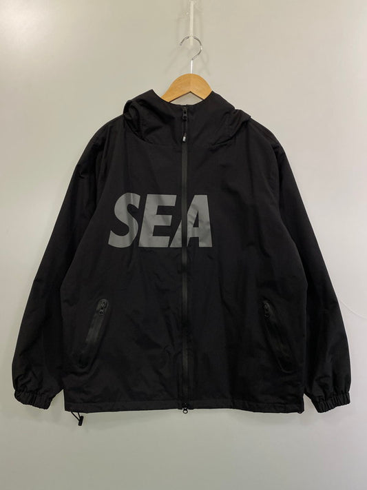 【中古品】【メンズ】 WIND AND SEA ウィンダンシー 24SS WATER REPELLENT JACKET WDS-O-SIG-24-Q3-JK-01 ウォーター レぺレント ジャケット ライトアウター 142-260131-kk-06-min サイズ：L カラー：ブラック 万代Net店