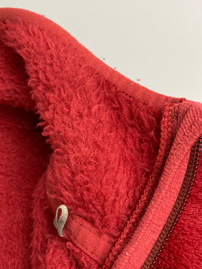 【中古品】【メンズ】 HOUDINI フーディニ FLEECE JACKET F14 2 DK01 フリースジャケット ライトアウター 144-260201-kk-04-min サイズ：L カラー：レッド 万代Net店