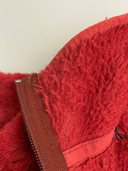 【中古品】【メンズ】 HOUDINI フーディニ FLEECE JACKET F14 2 DK01 フリースジャケット ライトアウター 144-260201-kk-04-min サイズ：L カラー：レッド 万代Net店