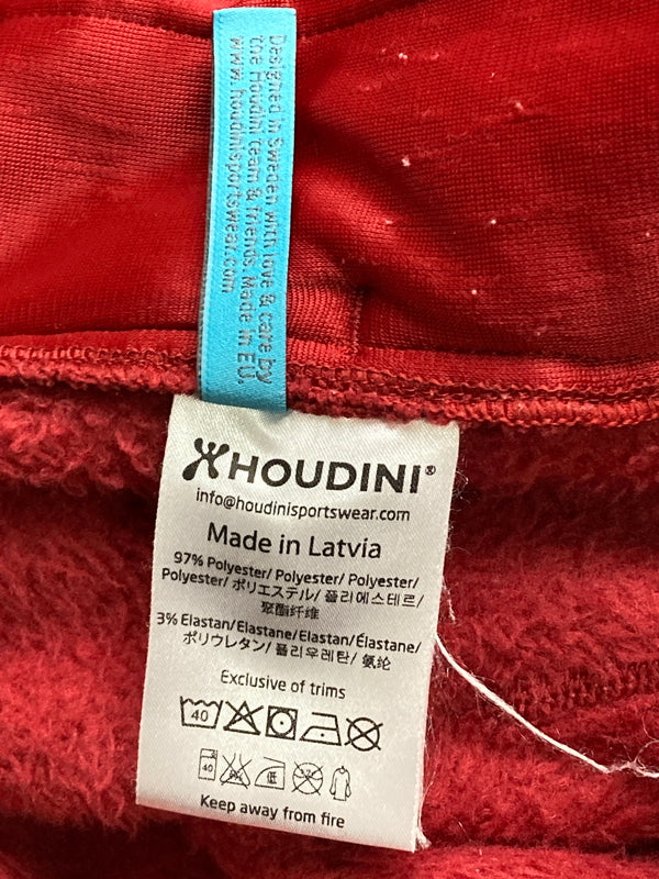 【中古品】【メンズ】 HOUDINI フーディニ FLEECE JACKET F14 2 DK01 フリースジャケット ライトアウター 144-260201-kk-04-min サイズ：L カラー：レッド 万代Net店