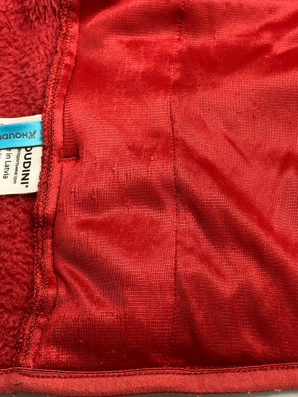 【中古品】【メンズ】 HOUDINI フーディニ FLEECE JACKET F14 2 DK01 フリースジャケット ライトアウター 144-260201-kk-04-min サイズ：L カラー：レッド 万代Net店