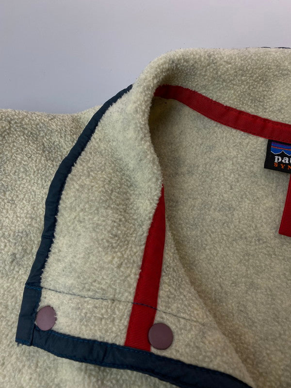 【中古品】【メンズ】 patagonia パタゴニア 00's Synchilla Snap-T 25450 00年代 シンチラ スナップ T フリース プルオーバー ジャケット ライトアウター 144-260131-kk-16-min サイズ：XL カラー：オートミール 万代Net店