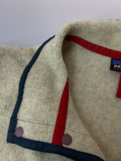 【中古品】【メンズ】 patagonia パタゴニア 00's Synchilla Snap-T 25450 00年代 シンチラ スナップ T フリース プルオーバー ジャケット ライトアウター 144-260131-kk-16-min サイズ：XL カラー：オートミール 万代Net店
