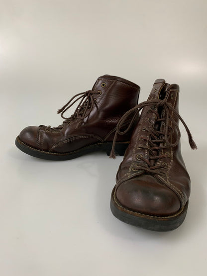 【現状渡し品】【メンズ】 安藤製靴 NERO BOOTS ネロ ブーツ 靴 164-260205-yn-33-min カラー：ブラウン 万代Net店