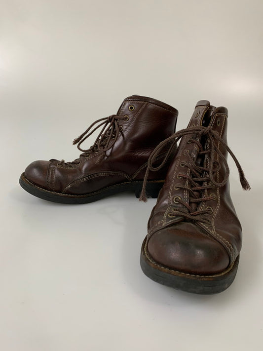 【現状渡し品】【メンズ】 安藤製靴 NERO BOOTS ネロ ブーツ 靴 164-260205-yn-33-min カラー：ブラウン 万代Net店