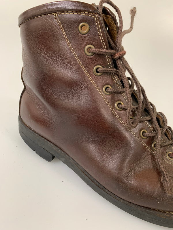 【現状渡し品】【メンズ】 安藤製靴 NERO BOOTS ネロ ブーツ 靴 164-260205-yn-33-min カラー：ブラウン 万代Net店