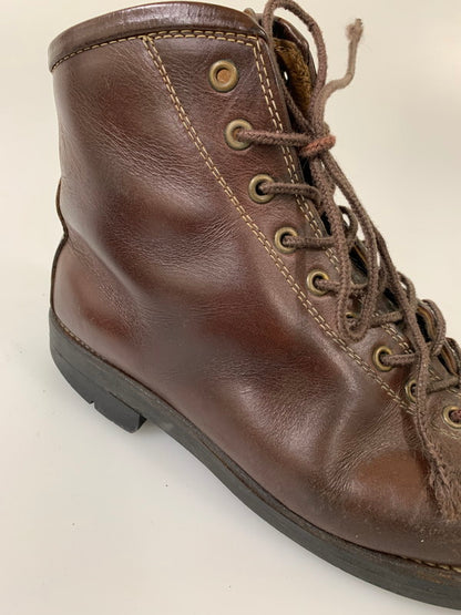 【現状渡し品】【メンズ】 安藤製靴 NERO BOOTS ネロ ブーツ 靴 164-260205-yn-33-min カラー：ブラウン 万代Net店