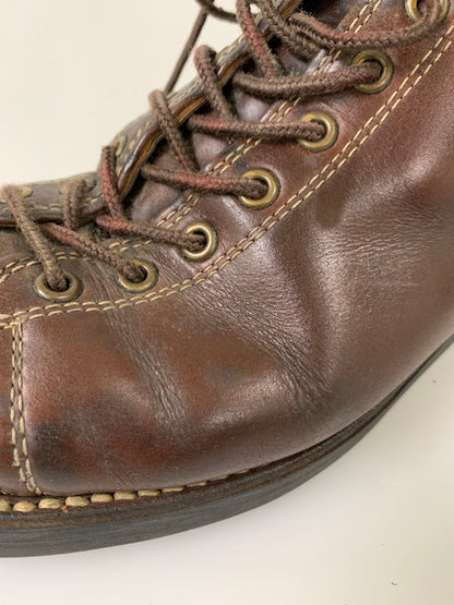 【現状渡し品】【メンズ】 安藤製靴 NERO BOOTS ネロ ブーツ 靴 164-260205-yn-33-min カラー：ブラウン 万代Net店