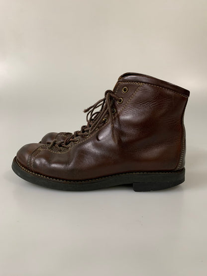 【現状渡し品】【メンズ】 安藤製靴 NERO BOOTS ネロ ブーツ 靴 164-260205-yn-33-min カラー：ブラウン 万代Net店