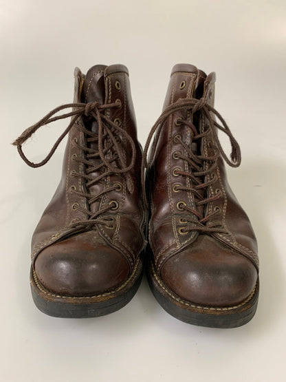 【現状渡し品】【メンズ】 安藤製靴 NERO BOOTS ネロ ブーツ 靴 164-260205-yn-33-min カラー：ブラウン 万代Net店