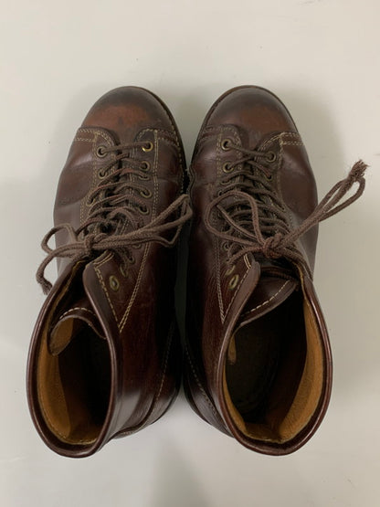 【現状渡し品】【メンズ】 安藤製靴 NERO BOOTS ネロ ブーツ 靴 164-260205-yn-33-min カラー：ブラウン 万代Net店