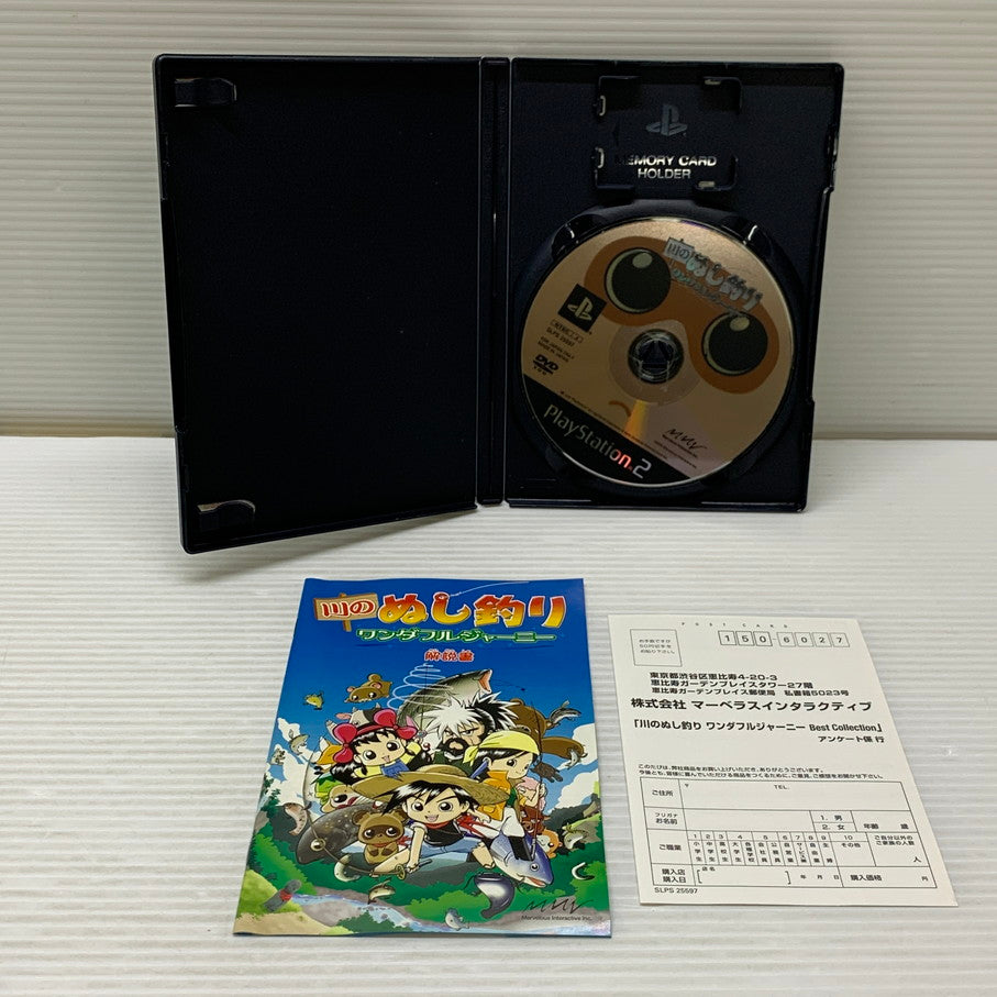 【中古品】 PS2ソフト 川のぬし釣り ワンダフルジャーニー [ベスト版] ゲームソフト 023-260404-SH-06-min 万代Net店