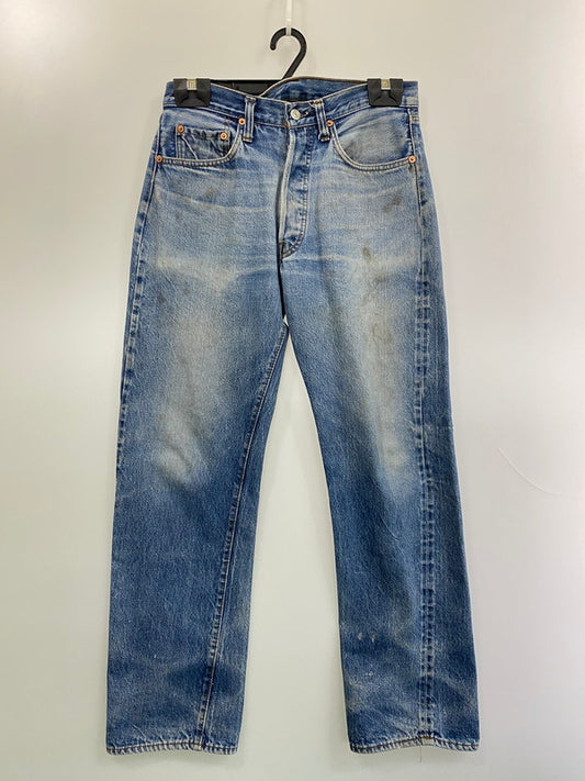 【現状渡し品】【メンズ】 80's 501 DENIM PANTS VINTAGE 80年代 501 デニムパンツ ボトムス ジーンズ 66後期 ヴィンテージ 157-260131-kk-23-min サイズ：32 カラー：ライトインディゴ 万代Net店