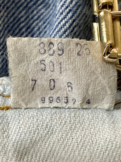 【現状渡し品】【メンズ】 Levi's リーバイス 80's 501 DENIM PANTS VINTAGE 80年代 501 デニムパンツ ボトムス ジーンズ 66後期 ヴィンテージ 157-260131-kk-23-min サイズ：32 カラー：ライトインディゴ 万代Net店