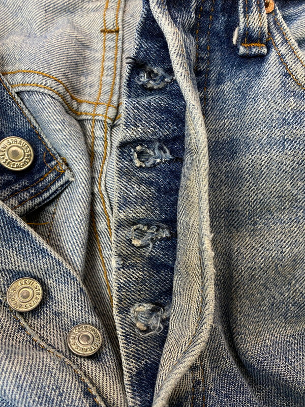 【現状渡し品】【メンズ】 Levi's リーバイス 80's 501 DENIM PANTS VINTAGE 80年代 501 デニムパンツ ボトムス ジーンズ 66後期 ヴィンテージ 157-260131-kk-23-min サイズ：32 カラー：ライトインディゴ 万代Net店
