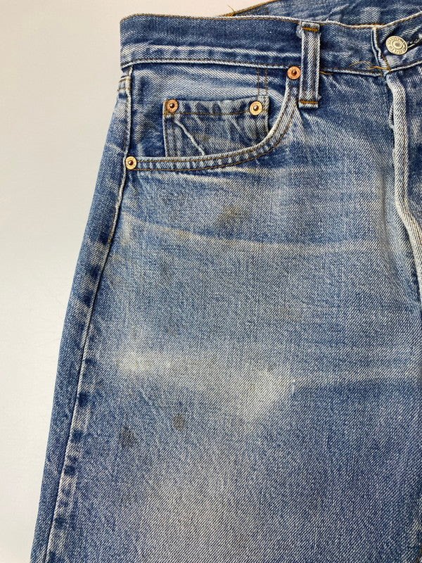 【現状渡し品】【メンズ】 Levi's リーバイス 80's 501 DENIM PANTS VINTAGE 80年代 501 デニムパンツ ボトムス ジーンズ 66後期 ヴィンテージ 157-260131-kk-23-min サイズ：32 カラー：ライトインディゴ 万代Net店