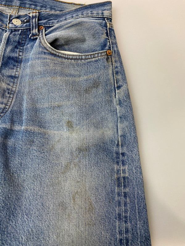 【現状渡し品】【メンズ】 Levi's リーバイス 80's 501 DENIM PANTS VINTAGE 80年代 501 デニムパンツ ボトムス ジーンズ 66後期 ヴィンテージ 157-260131-kk-23-min サイズ：32 カラー：ライトインディゴ 万代Net店