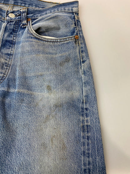 【現状渡し品】【メンズ】 Levi's リーバイス 80's 501 DENIM PANTS VINTAGE 80年代 501 デニムパンツ ボトムス ジーンズ 66後期 ヴィンテージ 157-260131-kk-23-min サイズ：32 カラー：ライトインディゴ 万代Net店