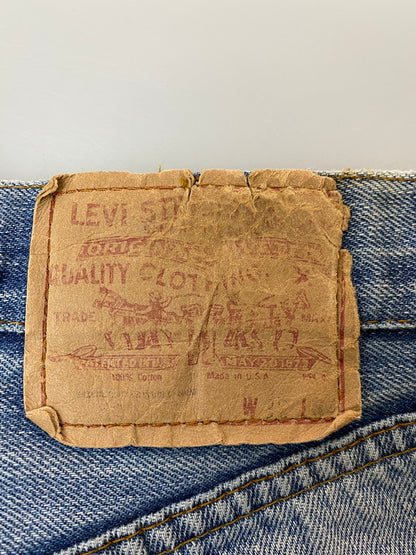 【現状渡し品】【メンズ】 Levi's リーバイス 80's 501 DENIM PANTS VINTAGE 80年代 501 デニムパンツ ボトムス ジーンズ 66後期 ヴィンテージ 157-260131-kk-23-min サイズ：32 カラー：ライトインディゴ 万代Net店