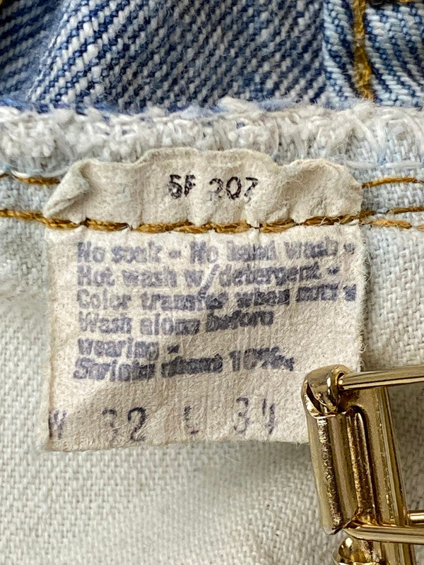 【現状渡し品】【メンズ】 Levi's リーバイス 80's 501 DENIM PANTS VINTAGE 80年代 501 デニムパンツ ボトムス ジーンズ 66後期 ヴィンテージ 157-260131-kk-23-min サイズ：32 カラー：ライトインディゴ 万代Net店