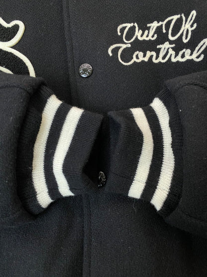 【中古品】【メンズ】 SUBCULTURE サブカルチャー 24AW STADIUM JACKET SCJK-A2401 スタジアムジャケット アウター スタジャン 145-260131-kk-22-min サイズ：1 カラー：ブラック 万代Net店