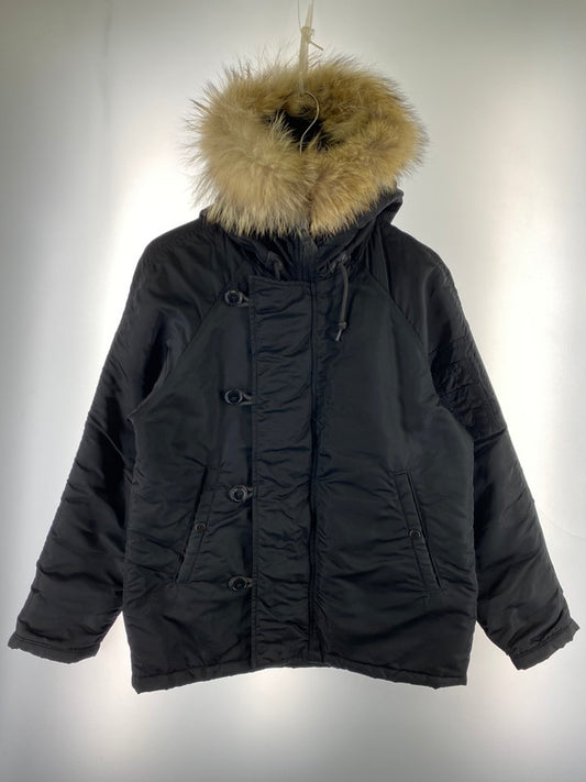 【中古品】【メンズ】 COCKPIT USA コックピット ユーエスエー N-3B FLIGHT JACKET 114-15-0024 N-3B フライトジャケット アウター 145-260131-kk-26-min サイズ：L カラー：ブラック 万代Net店