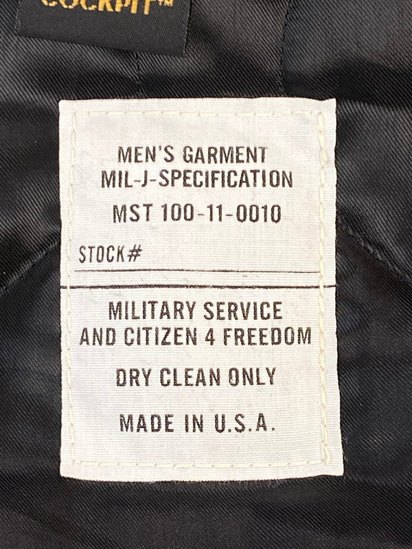 【中古品】【メンズ】 COCKPIT USA コックピット ユーエスエー N-3B FLIGHT JACKET 114-15-0024 N-3B フライトジャケット アウター 145-260131-kk-26-min サイズ：L カラー：ブラック 万代Net店