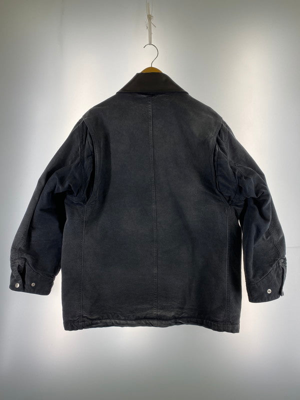 【中古品】【メンズ】 AURALEE オーラリー PRODUCT DYED ORGANIC COTTON DUCK BLOUSON A25AB01CD プロダクト ダイド オーガニック コットン ダック ブルゾン メンズ アウター 140-260130-em-30-min サイズ：3 カラー：ブラック系 万代Net店