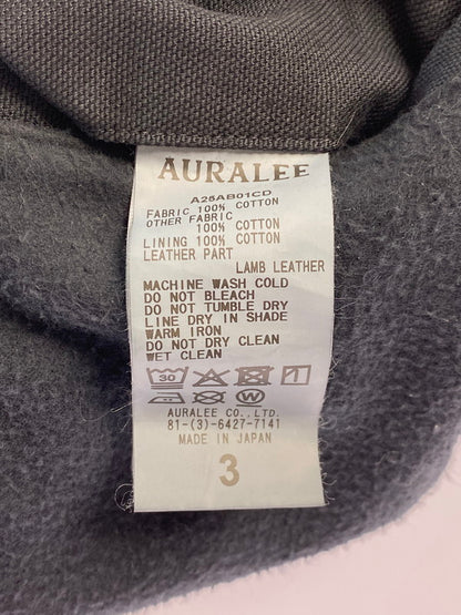 【中古品】【メンズ】 AURALEE オーラリー PRODUCT DYED ORGANIC COTTON DUCK BLOUSON A25AB01CD プロダクト ダイド オーガニック コットン ダック ブルゾン メンズ アウター 140-260130-em-30-min サイズ：3 カラー：ブラック系 万代Net店